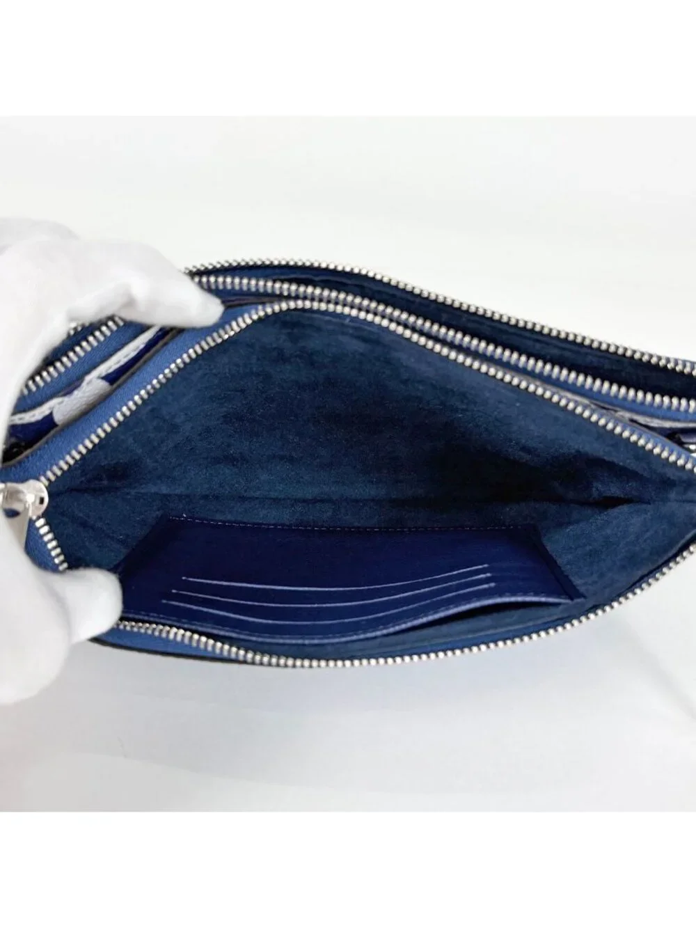 Louis Vuitton Pochette Double Zip LV Escale 2-Way Clutch Shoulder Bag Monogram